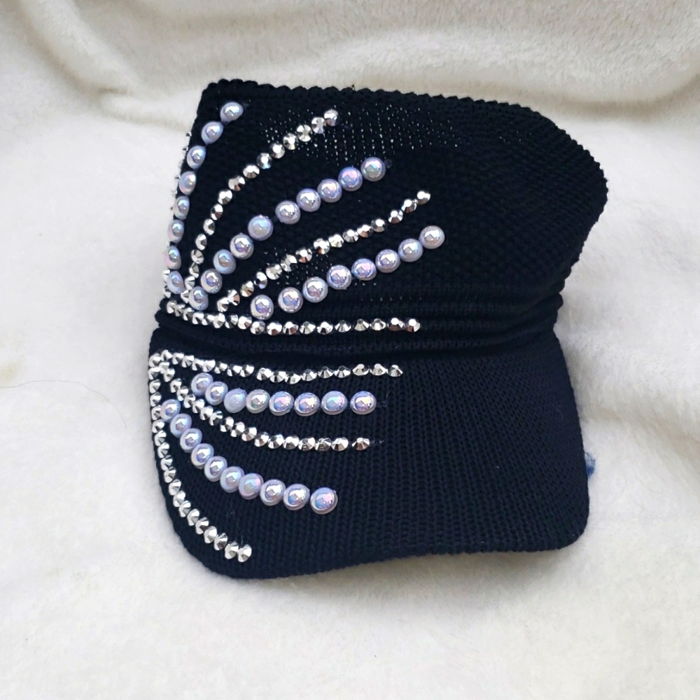 Sun visor with gems